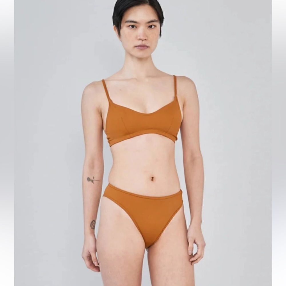 NU Swim Stas Top in Miso NWT XL $113